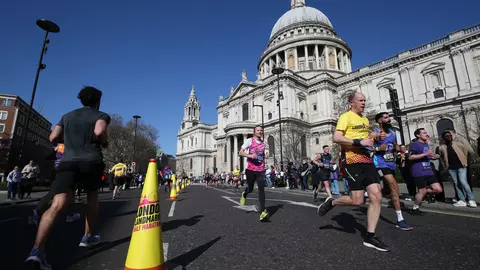 London Landmarks Half Marathon participants
